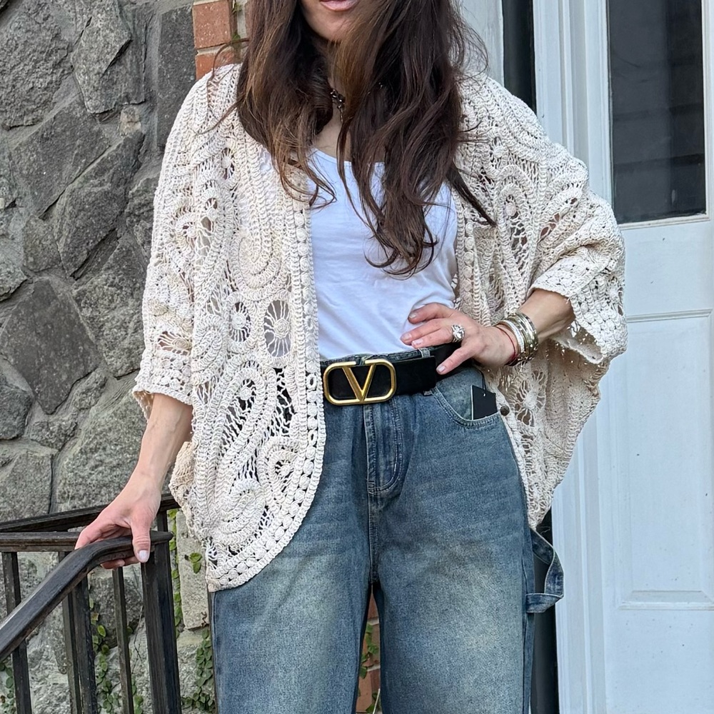 Boho Beautiful Crotchet jacket